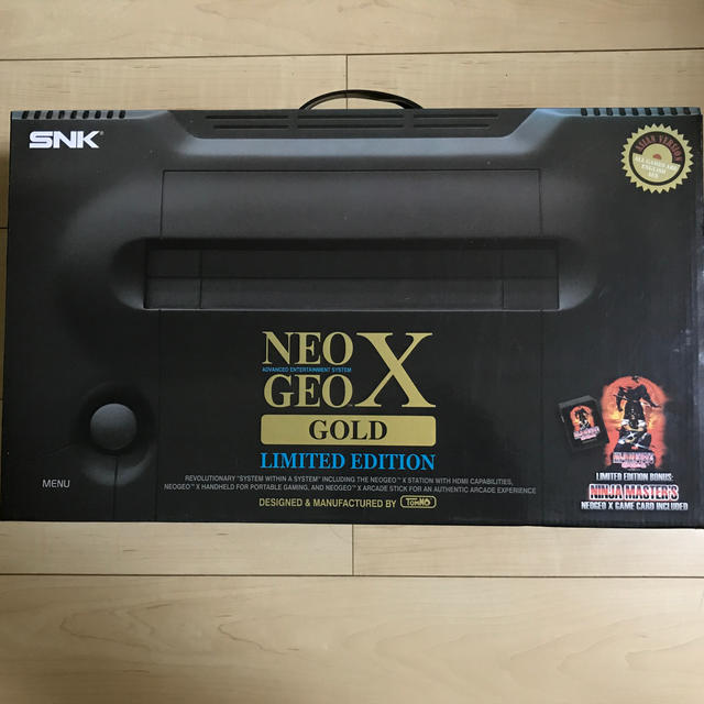 家庭用ゲーム機本体未開封 NEOGEO X ゴールドリミテッドエディション ネオジオX