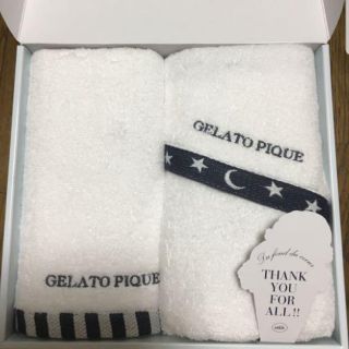 ジェラートピケ(gelato pique)の☆新品☆ジェラートピケ  フェイスタオル 2枚セット(タオル/バス用品)