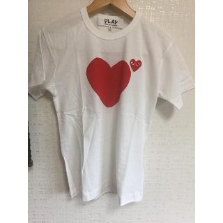 コムデギャルソン(COMME des GARCONS)の新品 コムデギャルソン プレイ サイズS  commedesgarcons(Tシャツ/カットソー(半袖/袖なし))