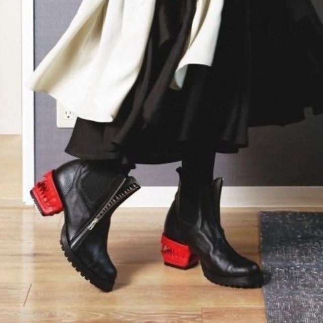 ファッションなデザイン hazama 宣戦布告のヒールブーツ ブーツ