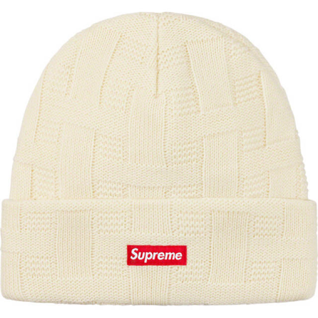 Supreme(シュプリーム)のSupreme Basket Weave Beanie Natural ニット帽 メンズの帽子(ニット帽/ビーニー)の商品写真