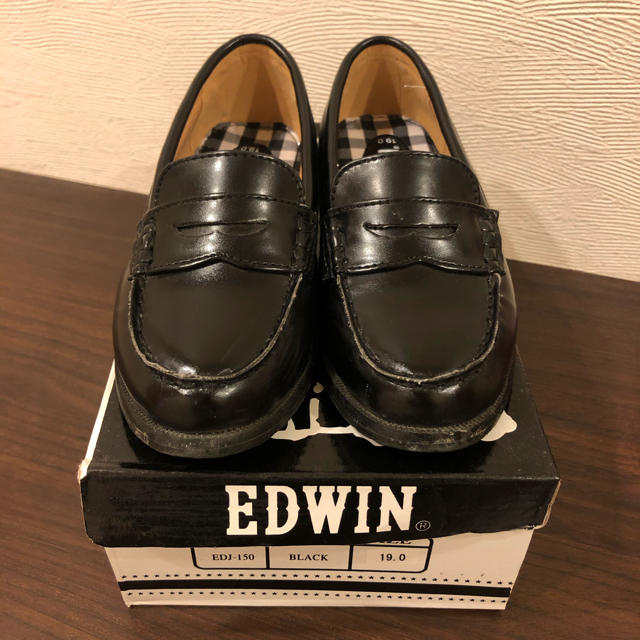 EDWIN(エドウィン)のEDWIN 19㎝　キッズフォーマル靴 キッズ/ベビー/マタニティのキッズ靴/シューズ(15cm~)(フォーマルシューズ)の商品写真