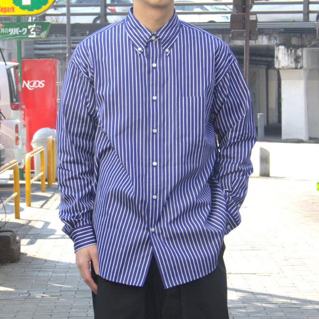 グラフペーパー THOMAS MASON L/S B.D BOX SHIRT