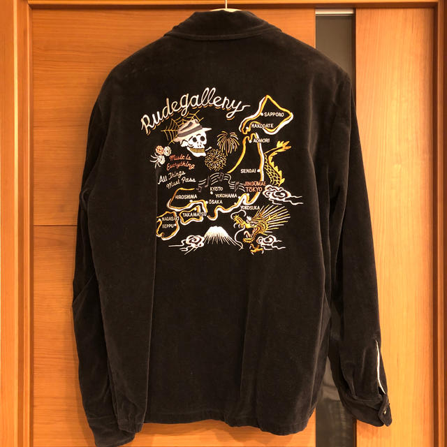 RUDE GALLERY(ルードギャラリー)のRUDE GALLERY (ルードギャラリー) | 虎ジャンパー(BLACK) メンズのジャケット/アウター(スカジャン)の商品写真