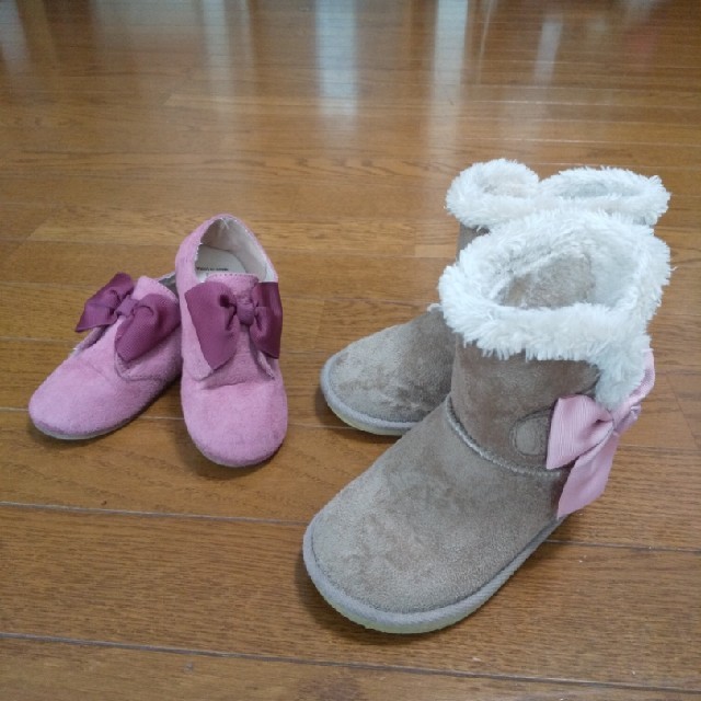 anyFAM(エニィファム)の16cm 靴とブーツのセット キッズ/ベビー/マタニティのキッズ靴/シューズ(15cm~)(ブーツ)の商品写真