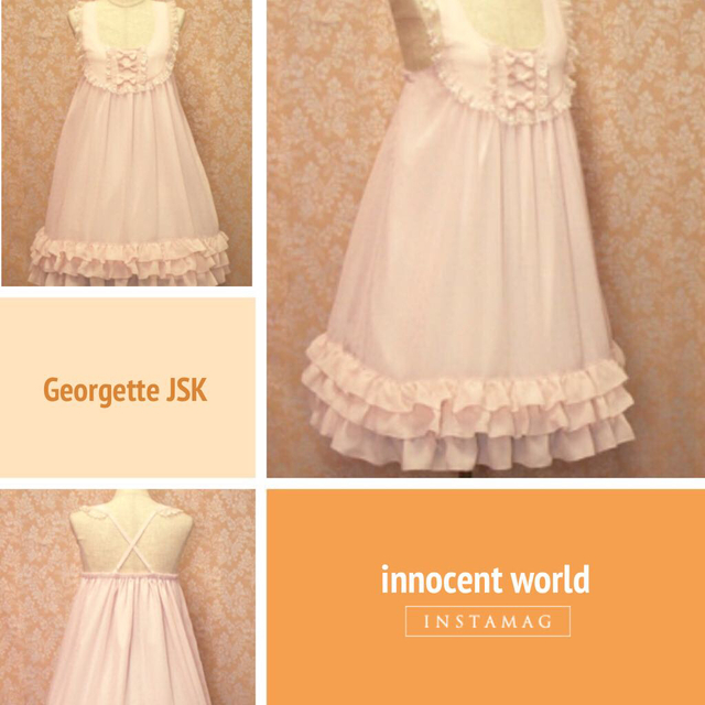 Innocent World(イノセントワールド)の【ご専用】ジョルジェットJSK♡ レディースのワンピース(ひざ丈ワンピース)の商品写真