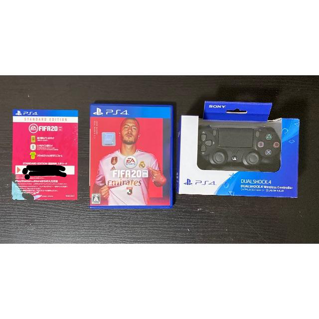 [値下中]FIFA20とPS4コントローラー黒