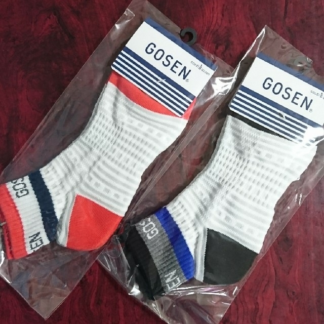 GOSEN(ゴーセン)のゴーセンソックス 2足組 スポーツ/アウトドアのテニス(その他)の商品写真