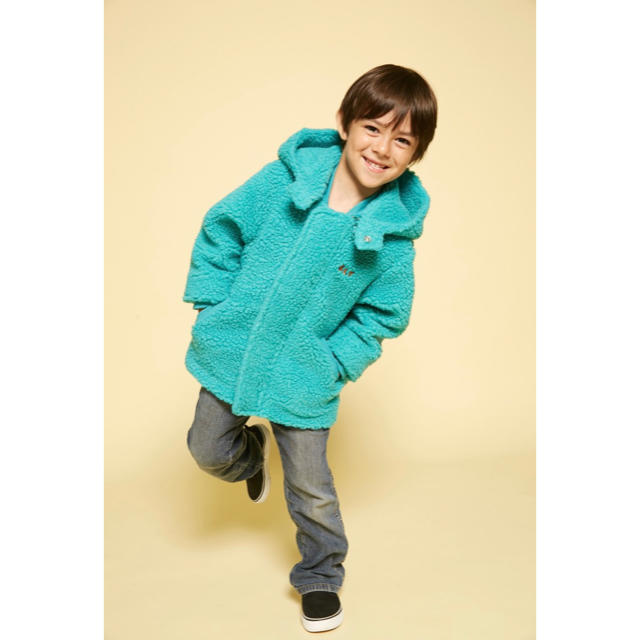 SLY(スライ)の完売★大人気★レア★SLY KIDS★ボアコート★ジャケット★2WAY★110 キッズ/ベビー/マタニティのキッズ服男の子用(90cm~)(ジャケット/上着)の商品写真