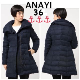 アナイ(ANAYI)のアナイ☆ANAYI☆フェイクスエード衿ボリュームダウンコート(ダウンコート)