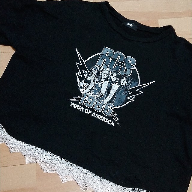 RODEO CROWNS(ロデオクラウンズ)の洗濯のみﾛﾃﾞｵｸﾗｳﾝ七分袖ｶｯﾄｿｰ レディースのトップス(Tシャツ(長袖/七分))の商品写真