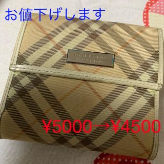 バーバリーブルーレーベル(BURBERRY BLUE LABEL)のバーバリーブルーレーベル　財布(財布)