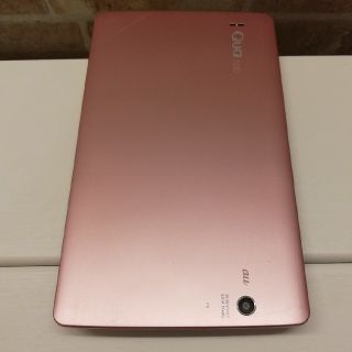 エルジーエレクトロニクス(LG Electronics)のとり様専用　防水・防塵 8インチタブレット Qua tab PX　ピンク(タブレット)