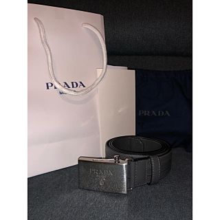 プラダ(PRADA)のPRADA サフィアーノ　ベルト　85 新品(ベルト)