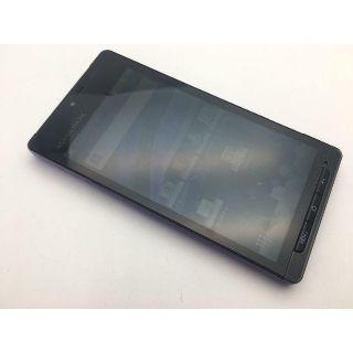 シャープ(SHARP)の美品 SIMロック解除済SIMフリー ソフトバンク 102SH パープル 02(スマートフォン本体)