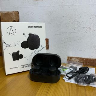 オーディオテクニカ(audio-technica)のaudio-technica ATH-SPORT7TW 完全ワイヤレスイヤホン(ヘッドフォン/イヤフォン)