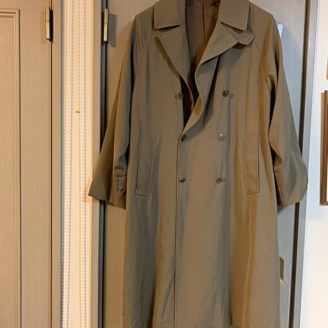 COMOLI 19ss ウールギャバダブルプレステッドコート　size 2