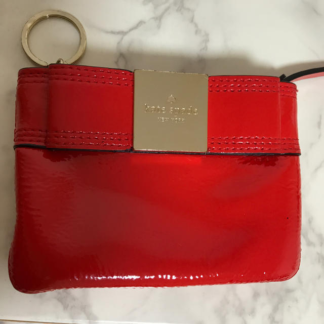 kate spade new york(ケイトスペードニューヨーク)のKATE SPADE リボンポーチ レディースのファッション小物(ポーチ)の商品写真