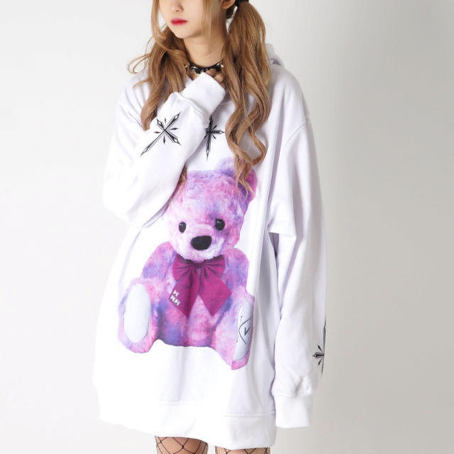 TRAVAS TOKYO Furry bear Hoodie くま　パーカー新品