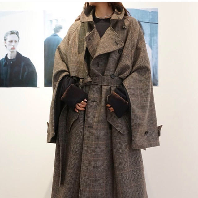 stein 19aw LAY OVERSIZED OVERLAP COAT www.krzysztofbialy.com