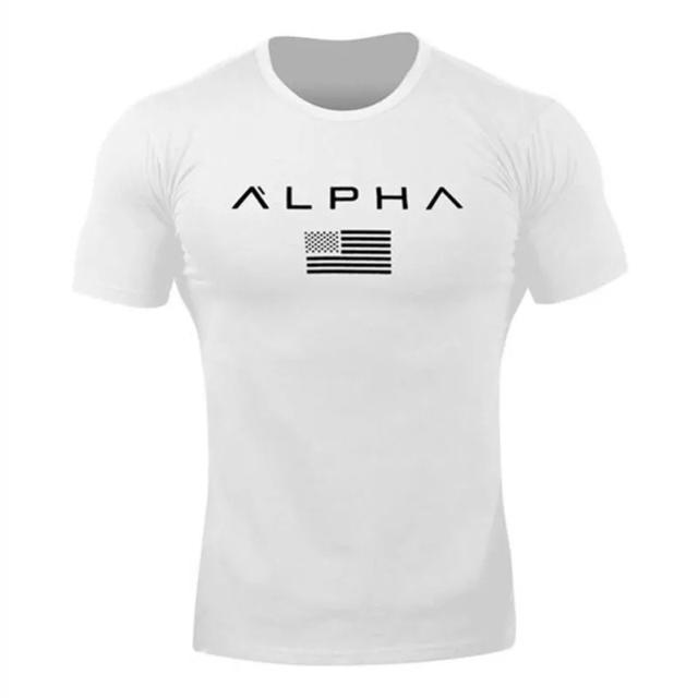 ALPHA Tシャツ　ホワイト メンズのトップス(Tシャツ/カットソー(半袖/袖なし))の商品写真