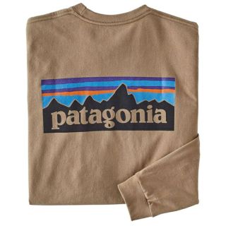 パタゴニア(patagonia)のパタゴニア ロングスリーブ ベージュ 完売(Tシャツ/カットソー(七分/長袖))