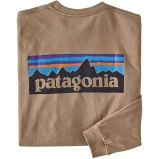 パタゴニア(patagonia)のM パタゴニア ロングスリーブ ベージュ(Tシャツ/カットソー(七分/長袖))