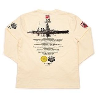 テッドマン(TEDMAN)の粋狂/長門/ﾛﾝT/白/sylt-188/ﾃｯﾄﾞﾏﾝ/ｶﾐﾅﾘﾓｰﾀｰｽ(Tシャツ/カットソー(七分/長袖))