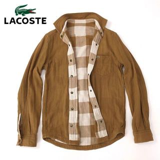 ラコステ(LACOSTE)のLACOSTE　リバーシブル！ガーゼ綿 バッファローチェックシャツ(シャツ)