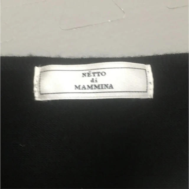NETTO di MAMMINA(ネットディマミーナ)の美品 ★ネットディマミーナ ニット 黒 レディースのトップス(ニット/セーター)の商品写真