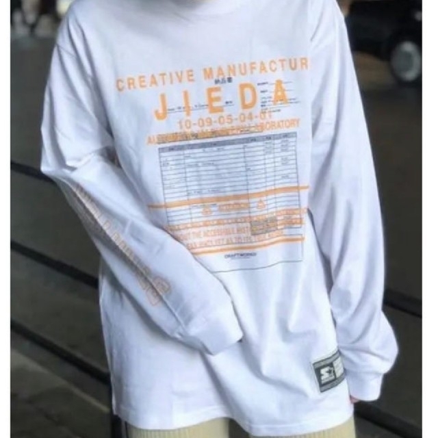 Jieda(ジエダ)の【JieDa×STARTER/ジエダ×スターター】納品書ロンT メンズのトップス(Tシャツ/カットソー(七分/長袖))の商品写真