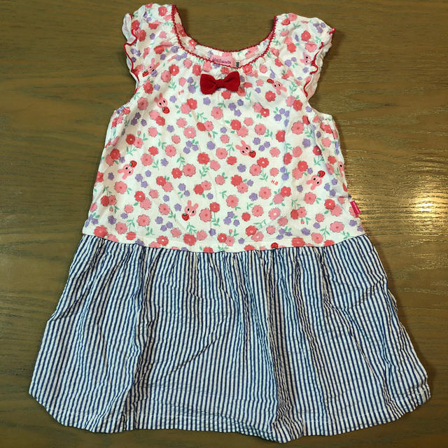 mikihouse(ミキハウス)のkids ワンピース キッズ/ベビー/マタニティのキッズ服女の子用(90cm~)(ワンピース)の商品写真