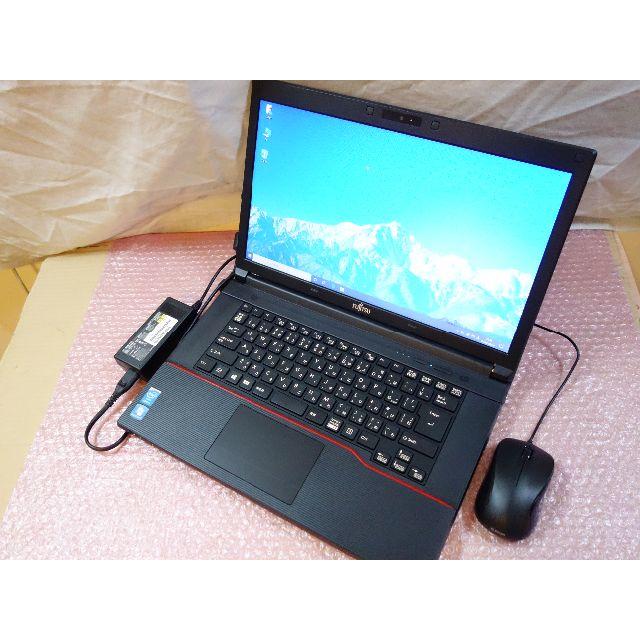 スマホ/家電/カメラ富士通 i5 15.6" 500G/6GB Win10 office DVD