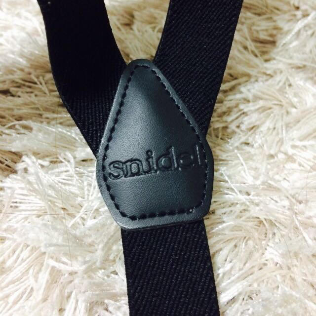 SNIDEL(スナイデル)のSnidel 黒のサスペンダー♡ レディースのファッション小物(サスペンダー)の商品写真