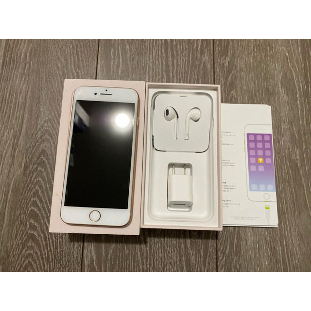 iPhone8 Gold 64G au simフリースマートフォン/携帯電話