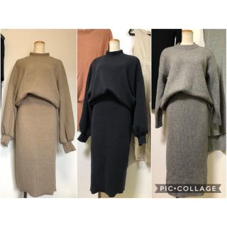 アズールバイマウジー(AZUL by moussy)のmana様専用 レディース 服 まとめ売り 秋冬 ニット セットアップ 3点 (ニット/セーター)