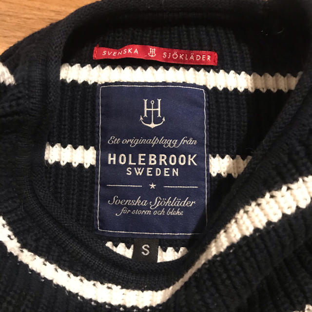 HOLEBROOK ボーダーニット メンズのトップス(ニット/セーター)の商品写真