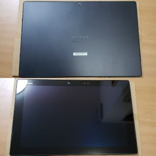 フジツウ(富士通)のdocomo FUJITSU Arrows Tab F-04H Black 中古(タブレット)