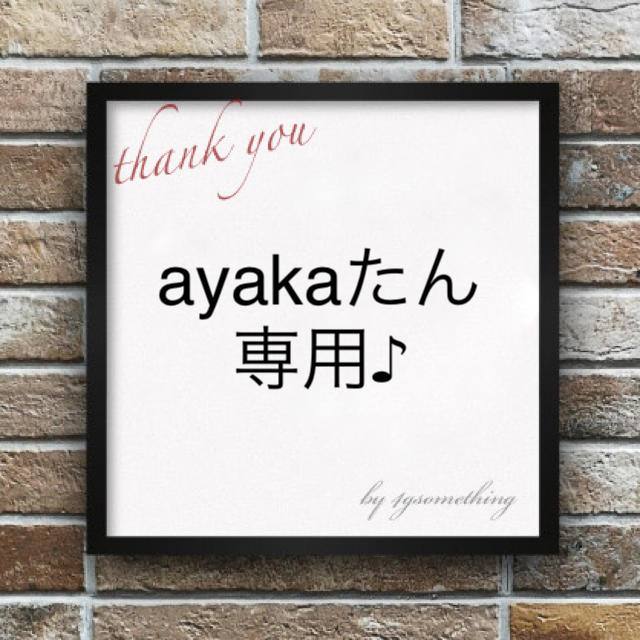 ayakaたん専用ページです♪