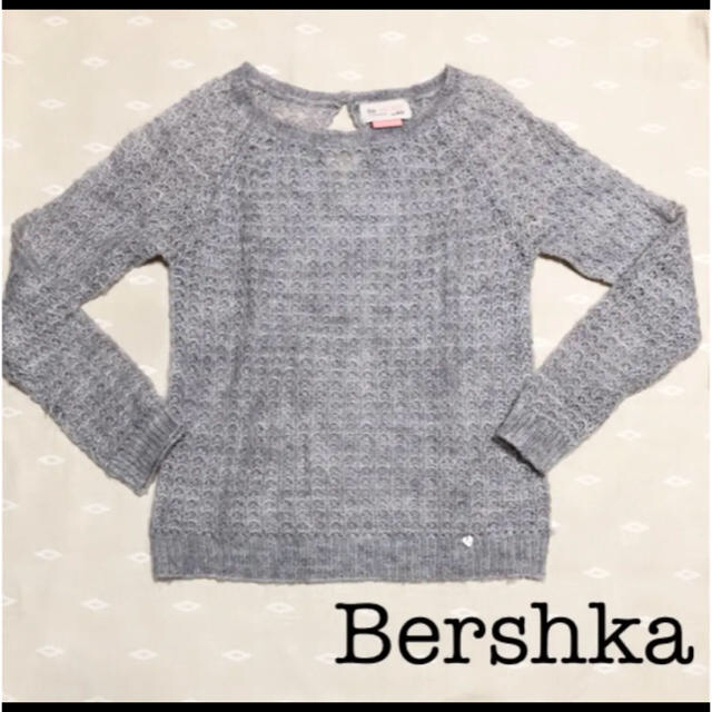 Bershka(ベルシュカ)のベルシュカ◆ライトグレーセーター◆size M レディースのトップス(ニット/セーター)の商品写真