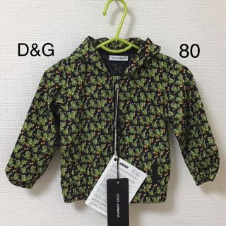 ドルチェアンドガッバーナ(DOLCE&GABBANA)のドルチェ&ガッバーナ ナイロン パーカー 80サイズ(ジャケット/コート)