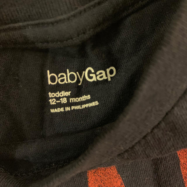 babyGAP(ベビーギャップ)の【美品】ベビーギャップ　babyGap ロンT 80cm キッズ/ベビー/マタニティのベビー服(~85cm)(Ｔシャツ)の商品写真