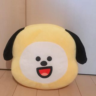 ボウダンショウネンダン(防弾少年団(BTS))のBT21公式スマイルバージョンクッション chimmy  ジミン 30cm(アイドルグッズ)