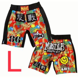 モブスタイル(MOBSTYLES)のMOBSTYLES eight six LIVE MOSHパンツ ☆L☆86(ショートパンツ)