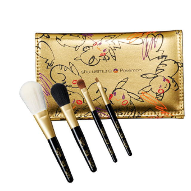 shu uemura　シュウウエムラ　ブラシセット　ポケモン　ピカシュウ