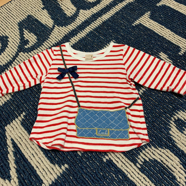 petit main(プティマイン)の専用！petit main 100 二枚セット キッズ/ベビー/マタニティのキッズ服女の子用(90cm~)(Tシャツ/カットソー)の商品写真