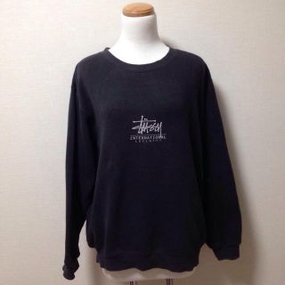 ステューシー(STUSSY)のOld Stussy ブラックスウェット(スウェット)