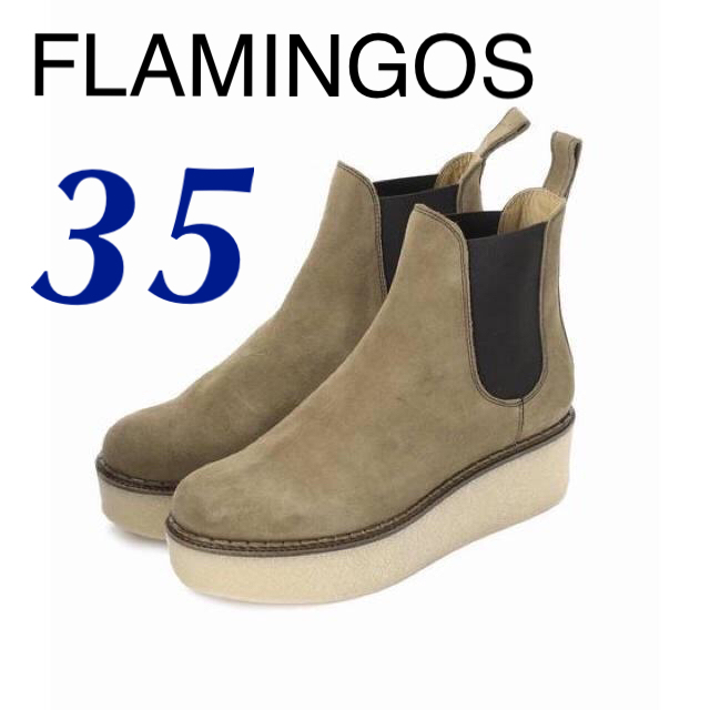 FLAMINGOS サイドゴアブーツ 35 ブーツ