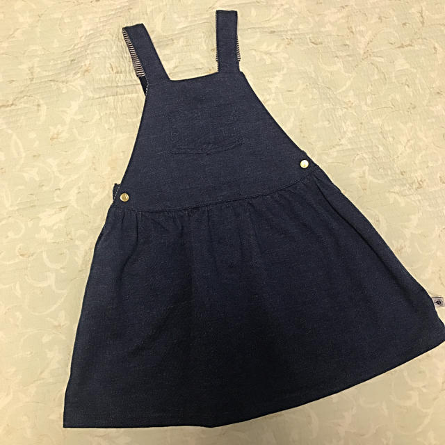 PETIT BATEAU(プチバトー)の【すもももも様専用】Petit Bateau スウェットジャンパースカート キッズ/ベビー/マタニティのキッズ服女の子用(90cm~)(ワンピース)の商品写真