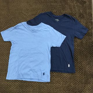 ラルフローレン(Ralph Lauren)の新品！ラルフローレン 肌着 130cm VネックTシャツ ２枚セット(下着)